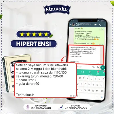 Testimoni Etawaku sembuh dari hipertensi