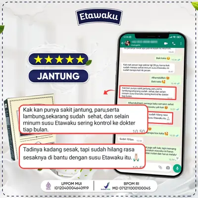 Testimoni Etawaku sembuh dari jantung