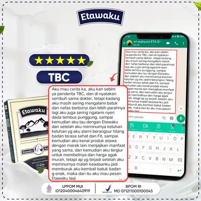 Testimoni Etawaku sembuh dari tbc